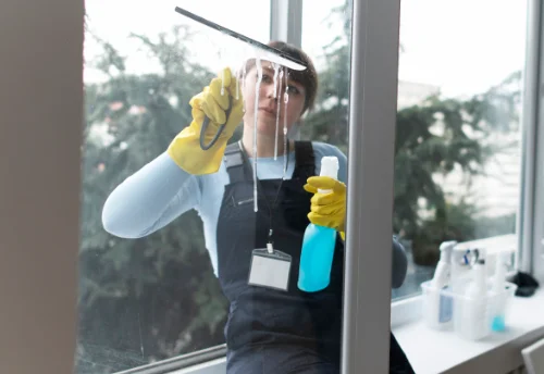 Nettoyage de vitres intérieures et extérieures à Bussy